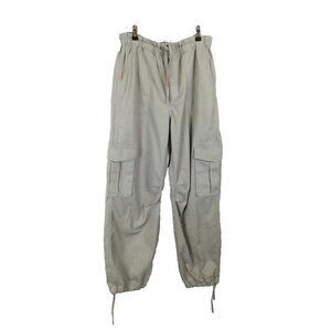 Abercrombie & Fitch Pants Women's Size M Tan Khaki Cargo Loose Relaxed Jogger